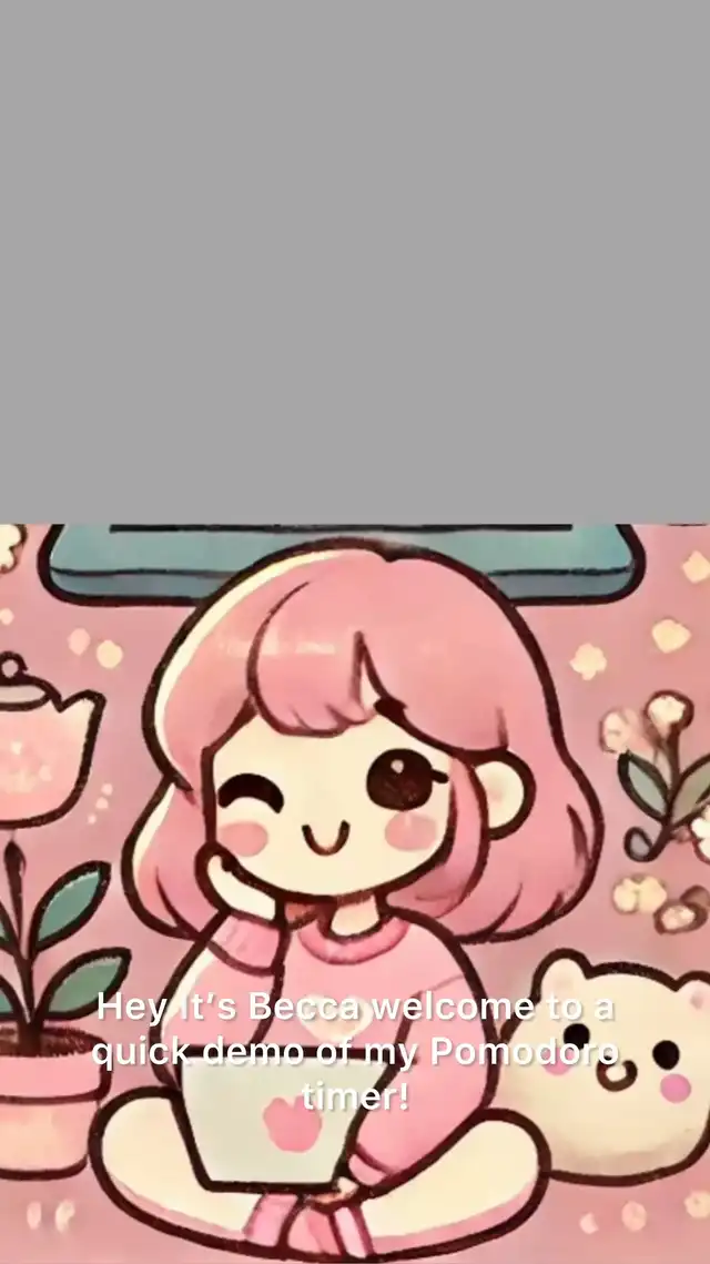 Made a Pomodor Timer from Scratch